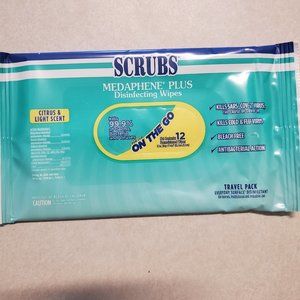 Scrubs Medaphene Plus disinfecting wipes 12 ct